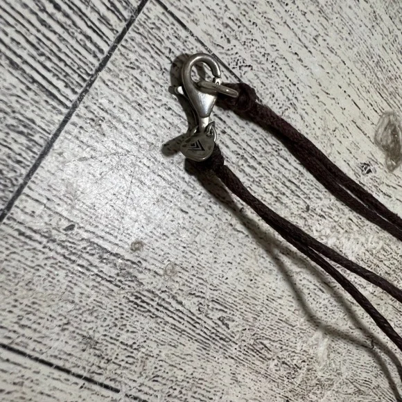 Silpada Raindrop Sterling Silver Brass Glass Charm Necklace/Earrings  N2341 - Picture 7 of 8